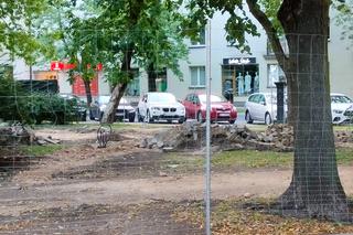 Trwa remont Skweru Pawła Bogdana Adamowicza w Białymstoku