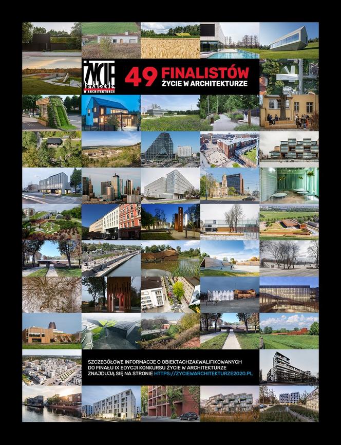Finaliści IX edycji konkursu ŻYCIE W ARCHITEKTURZE 