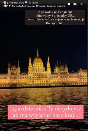 Anna Mucha w Budapeszcie 
