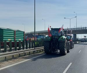 Ogólnopolski Strajk Generalny Rolników w Wielkopolsce. Blokada S11 w Dąbrówce