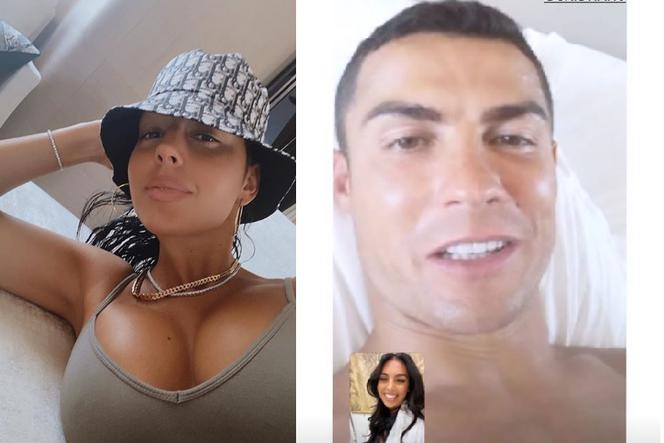 Georgina Rodriguez ZAINSPIROWANA koronawirusem Cristiano Ronaldo. PRZEDZIWNE ZDJĘCIE z łóżka