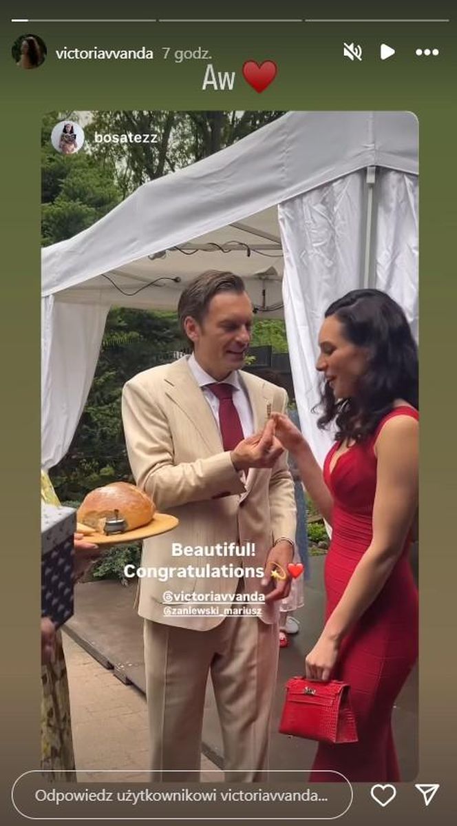 Mariusz Zaniewski z ukochaną