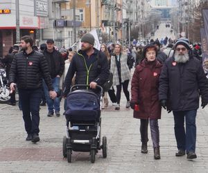 33. Finał WOŚP w Kielcach. Ulica Sienkiewicza