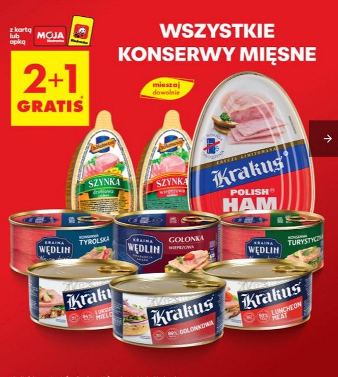 Gratisy w Biedronce