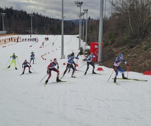 Narciarze SKI Tumlin na zawodach na Kubalonce