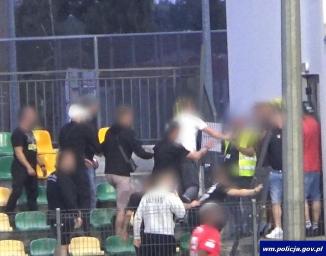 Zadyma na meczu. Kibole zatrzymani! Policjanci nie mieli litości