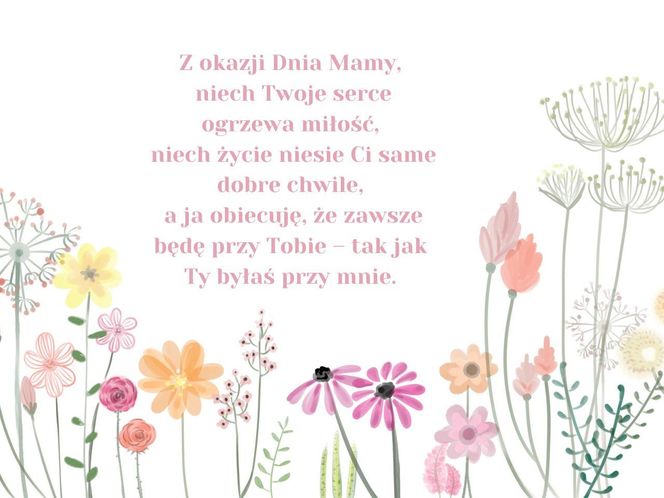 Dzień Mamy życzenia