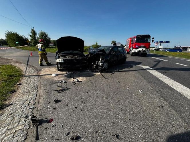 Wypadek w miejscowości Kolonia Szpondowo 