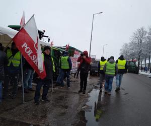 Protest rolników w Hrubieszowie - 9 lutego 2024