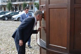 Fotoplastikon na Rynku w Starym Sączu 