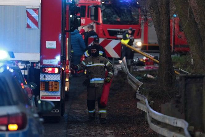 Wypadek koło Skąpego