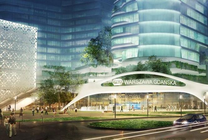 Nowe otoczenie dworca Warszawa Gdańska