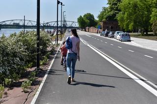 Majówka w Toruniu. Mieszkańcy ruszyli m.in. na Bulwar Filadelfijski