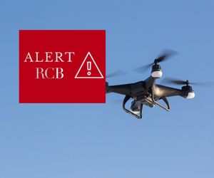 Rosyjskie drony nad Polską. Mieszkańcy Małopolski otrzymali alert RCB