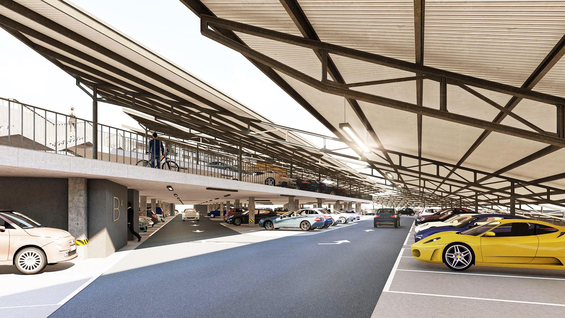 Parking w Strefie Kultury: Katowice rozstrzygnęły konkurs na wielopoziomowy parking w Strefie Kultury