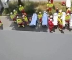 Strzelanina w szkole w Austrii. Przerażające nagrania