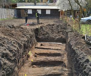 Masowy grób w ogrodzie we Wrocławiu