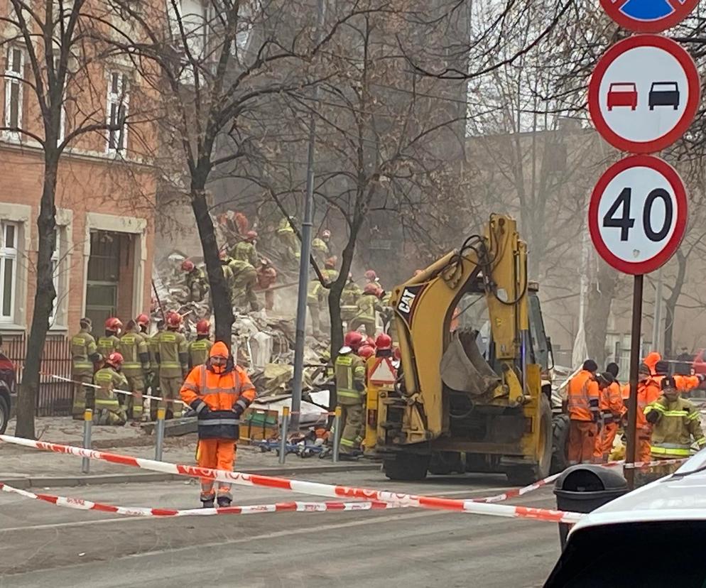 Zdjęcia z miejsca eksplozji budynku w Katowicach