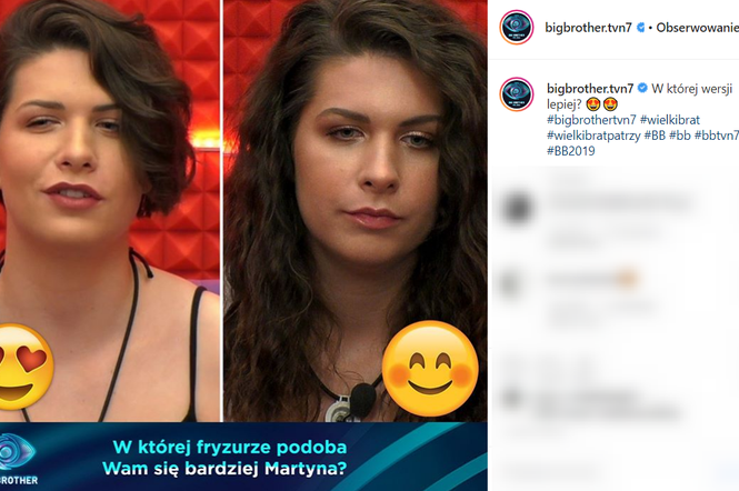 Martyna z Big Brother zmieniła fryzurę