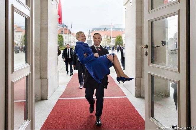 Andrzej Duda i Agata Duda - para prezydencka