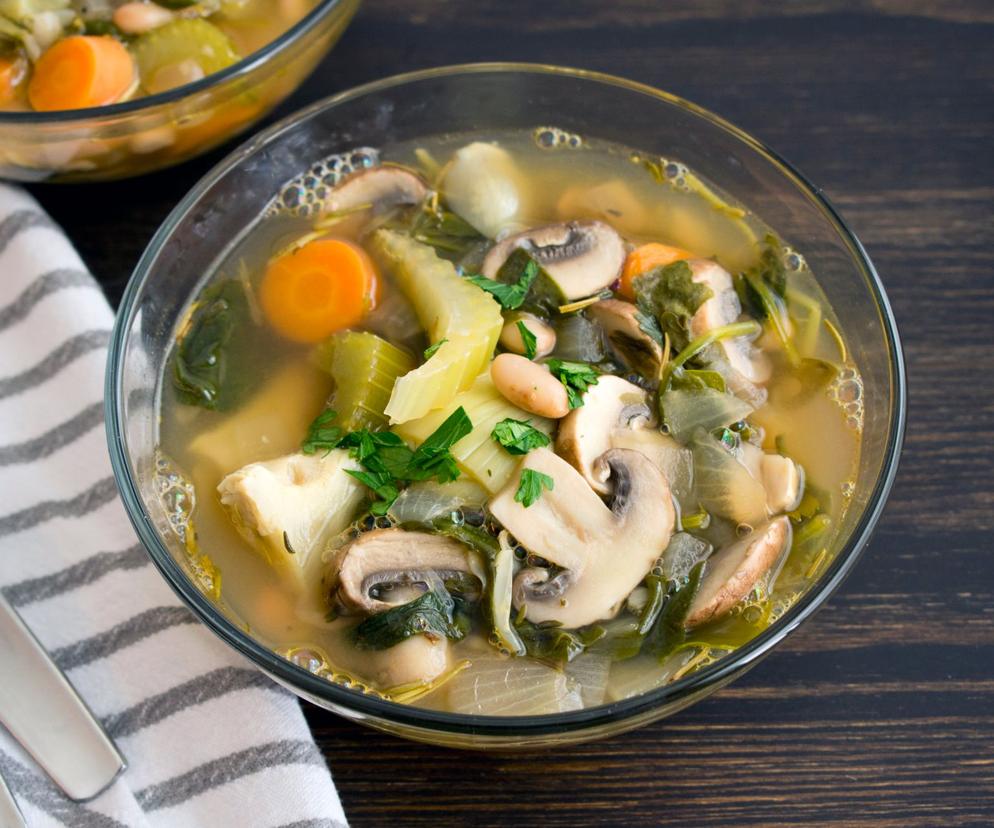 Zupa pieczarkowa z orzo