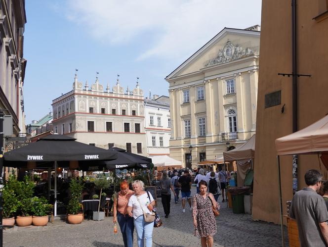 Wrześniowy upał w Lublinie i spokój w centrum miasta