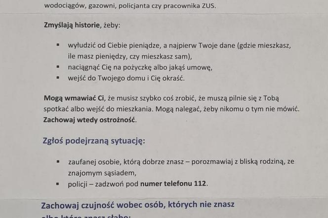 Seniorzy z Bydgoszczy i regionu w ubiegłym roku zostali oszukani m.in. metodą na wnuczka na 4 mln zł.