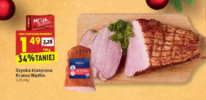 Biedronka - SZALONE promocje przed świętami. Karp, jajka i bombonierki za darmo. Szynka za 1,50 zł!