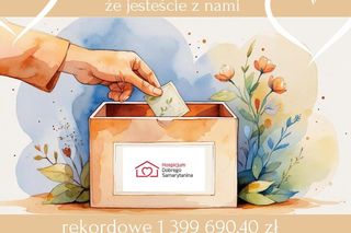 Lublin - Hospicjum Dobrego Samarytanina otrzymało rekordowe wsparcie [AUDIO]