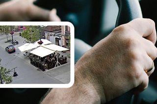 Zaskakująca interwencja na Piotrkowskiej. Wjechał pomimo braku przepustki, bo chciał... kebab!