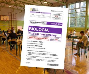 Matura próbna 2025 z biologii rozszerzona. Odpowiedzi PDF + arkusze CKE wtorek 10 grudnia