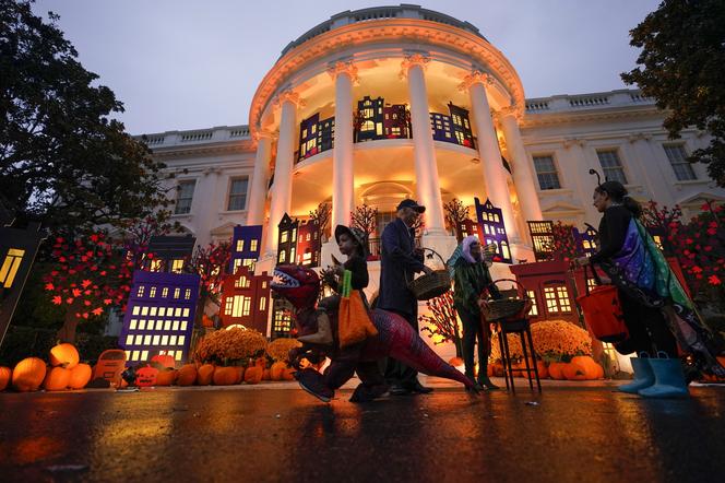 Pierwsza dama przebrała się na Halloween! Miała skrzydła i perukę. Jak wyglądała?