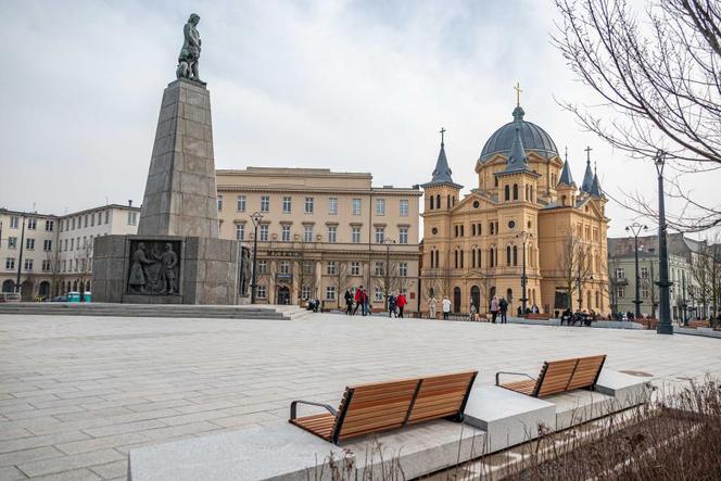 Plac Wolności w Łodzi po remoncie