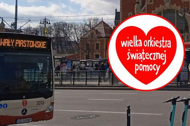 Tutaj biletu nie musisz kasować. Wrzuć datek do puszki WOŚP