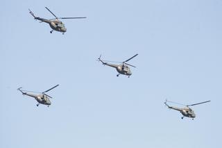 Parada lotnicza na defiladzie wojskowej 2023