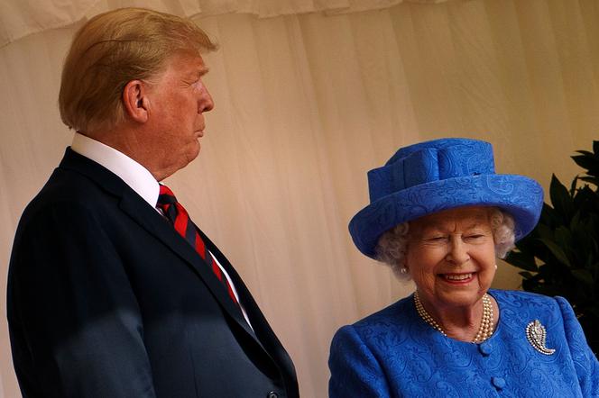 Melania i Donald Trump w Wielkiej Brytanii