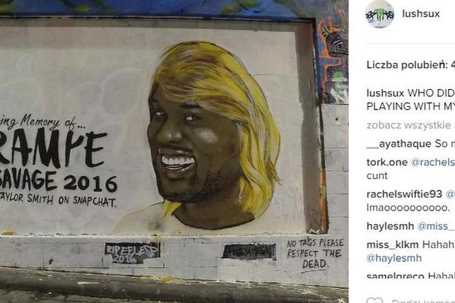 Mural z Kanye Westem