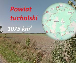 Te powiaty mają dużo większą powierzchnię niż stolica Polski 