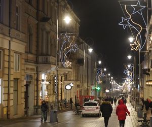 Świąteczne iluminacje 2024 w centrum Kielc