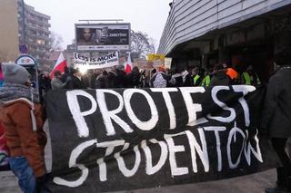 Protest studentów i studentek we Wrocławiu