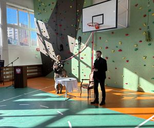 Aleksandra Mirosław z wizytą w Zespole Szkół nr 2 w Nowym Sączu