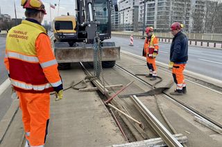 Ruszył rRuszył remont torowiska przy Arkadii w Warszawie
