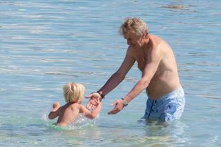 Zbigniew Boniek na plaży