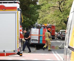 Pożar poddasza na Grochowie. Ewakuacja kilkudziesięciu osób