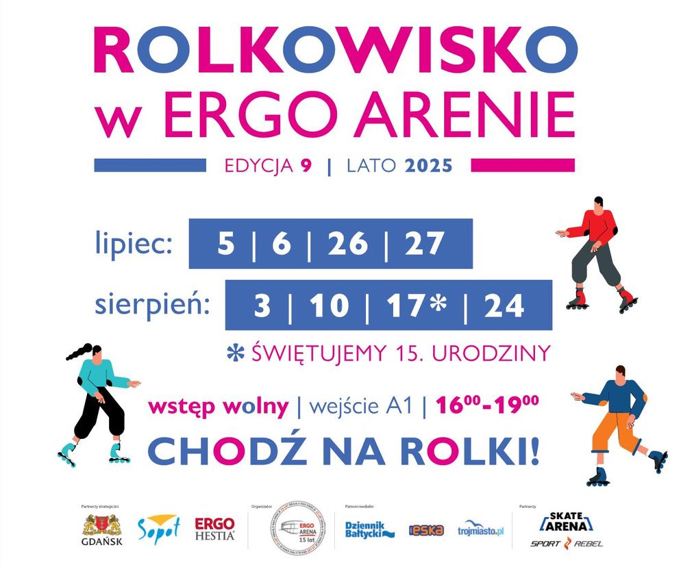 Uwaga fani jazdy na rolkach! Musicie wpaść na Ergo Arenę. Tego wydarzenia nie wolno przegapić 