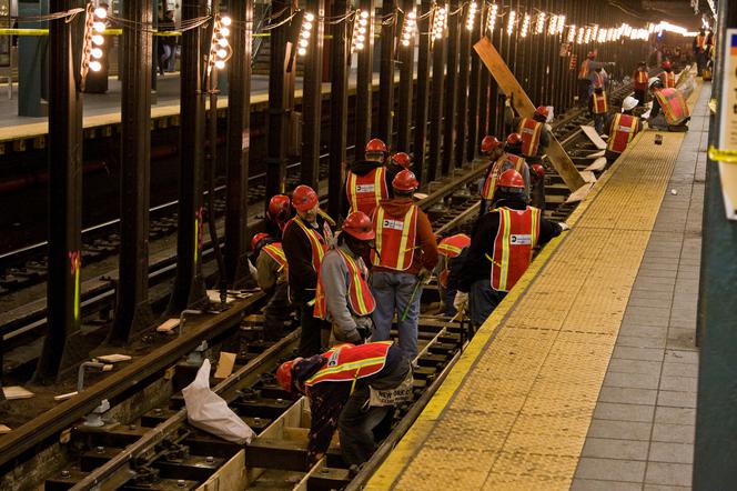 Kolejne nocne remonty w nowojorskim metrze 