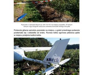 Kupił w Czechach samolot z silnikiem bez atestów. 55-latek roztrzaskał się na polu borówek 
