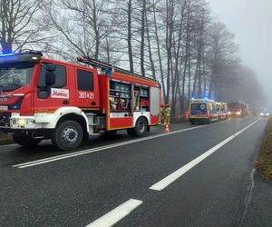 Wypadek śmiertelny w Grodźcu na DK 46