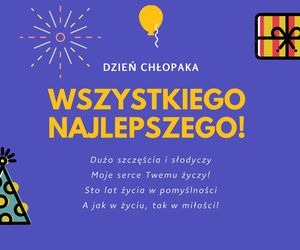 Kartki na Dzień Chłopaka 2025 - grafika, obrazki, oryginalne życzenia