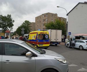 Potrącenie pieszego na pasach Rynkowa Siedlce